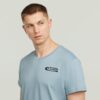 T-shirt met grafische print op de rug T-shirt met grafische print op de rug