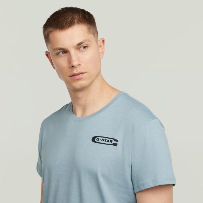 T-shirt met grafische print op de rug T-shirt met grafische print op de rug