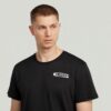 T-shirt met grafische print op de rug T-shirt met grafische print op de rug