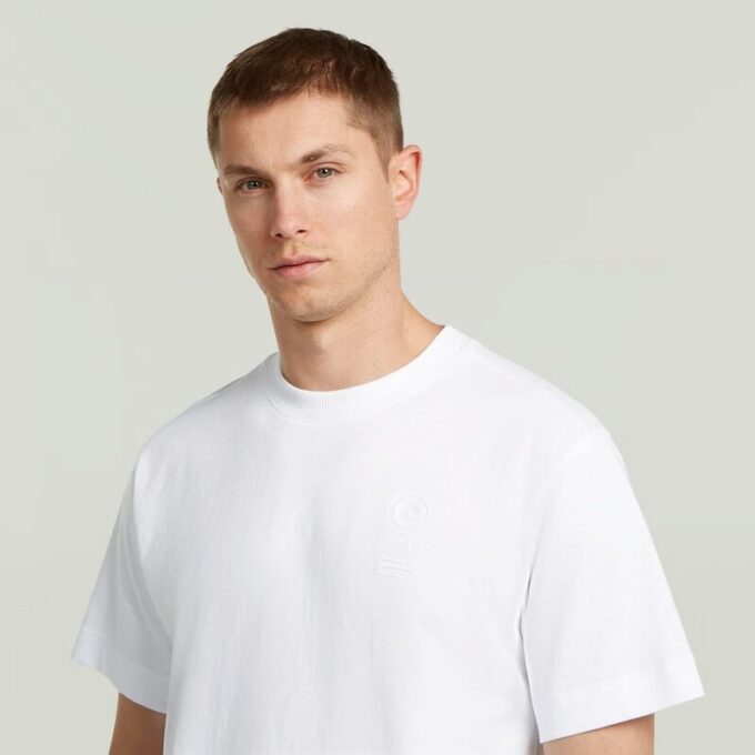 T-shirt met grafische print op de rug T-shirt met grafische print op de rug