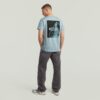 T-shirt met grafische print op de rug T-shirt met grafische print op de rug