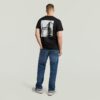 T-shirt met grafische print op de rug T-shirt met grafische print op de rug