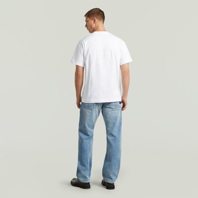T-shirt met grafische print op de rug T-shirt met grafische print op de rug