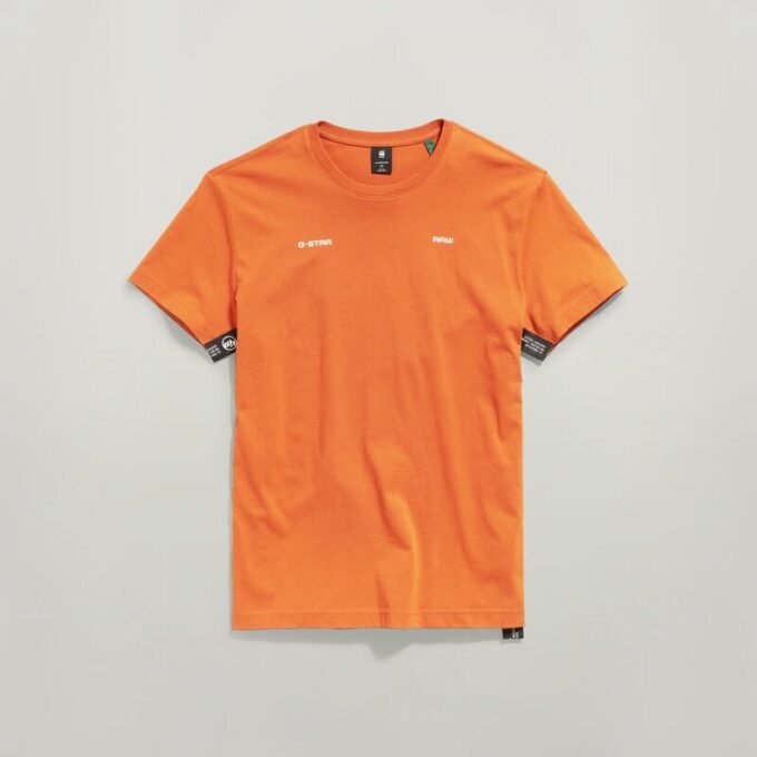 T-shirt met logotape