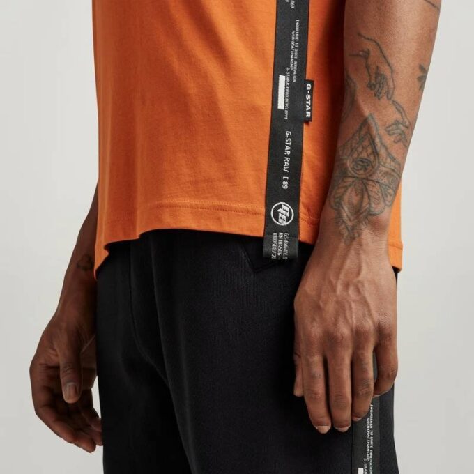 T-shirt met logotape