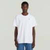 T-shirt met losse fotoprint op de rug T-shirt met losse fotoprint op de rug