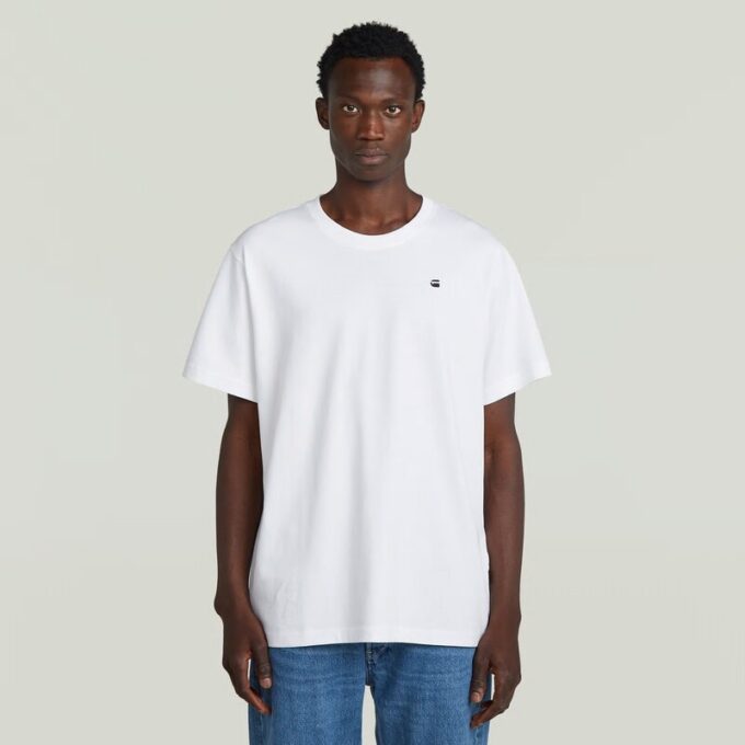 T-shirt met losse fotoprint op de rug T-shirt met losse fotoprint op de rug