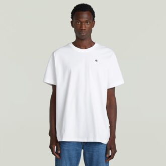 T-shirt met losse fotoprint op de rug