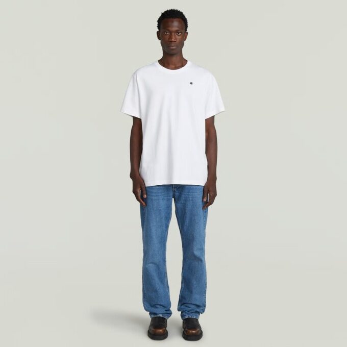 T-shirt met losse fotoprint op de rug T-shirt met losse fotoprint op de rug