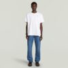 T-shirt met losse fotoprint op de rug T-shirt met losse fotoprint op de rug