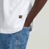 T-shirt met losse fotoprint op de rug T-shirt met losse fotoprint op de rug