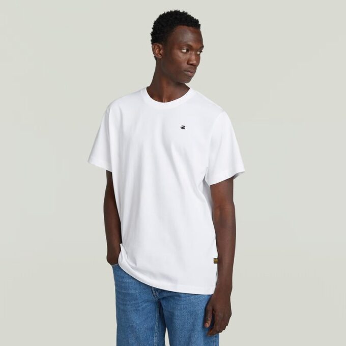 T-shirt met losse fotoprint op de rug T-shirt met losse fotoprint op de rug
