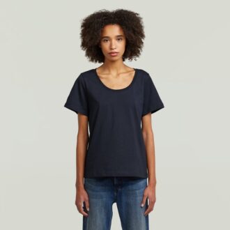 T-shirt met ronde hals