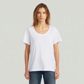 T-shirt met ronde hals