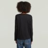 T-shirt met ronde hals en lange mouwen T-shirt met ronde hals en lange mouwen