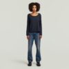T-shirt met ronde hals en lange mouwen T-shirt met ronde hals en lange mouwen
