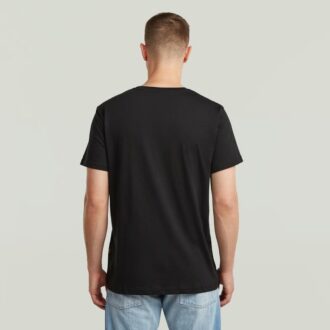 T-shirt met verweerd logo