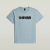 T-shirt met verweerd logo T-shirt met verweerd logo