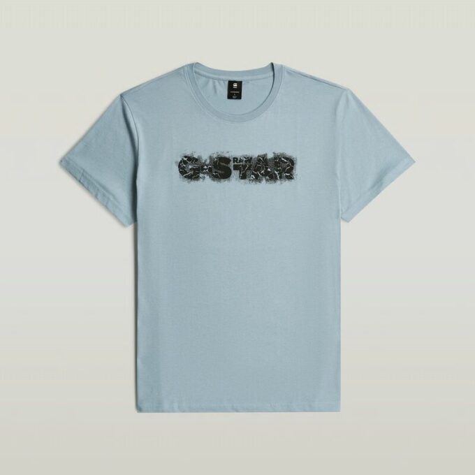 T-shirt met verweerd logo T-shirt met verweerd logo