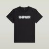T-shirt met verweerd logo T-shirt met verweerd logo