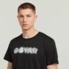 T-shirt met verweerd logo T-shirt met verweerd logo