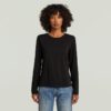 T-shirt met voornaad T-shirt met voornaad