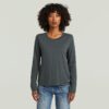 T-shirt met voornaad T-shirt met voornaad