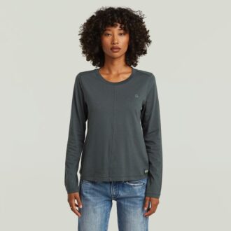 T-shirt met voornaad