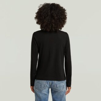 T-shirt met voornaad