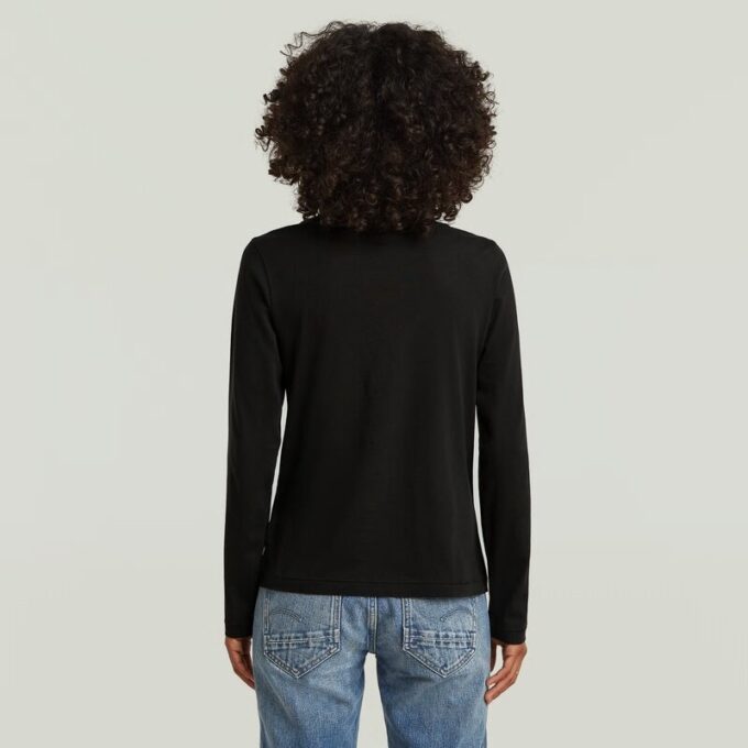 T-shirt met voornaad T-shirt met voornaad
