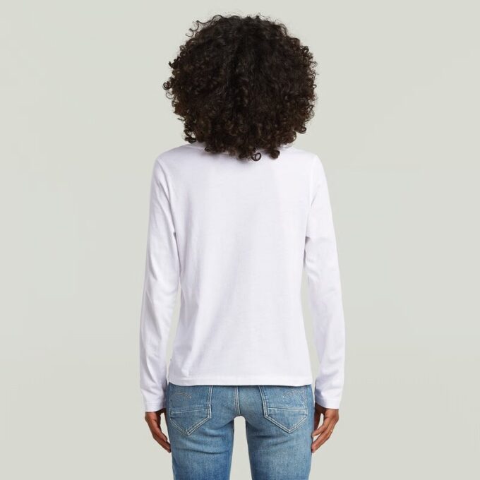T-shirt met voornaad T-shirt met voornaad