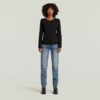 T-shirt met voornaad T-shirt met voornaad