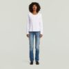 T-shirt met voornaad T-shirt met voornaad