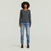 T-shirt met voornaad T-shirt met voornaad