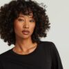 T-shirt met voornaad T-shirt met voornaad