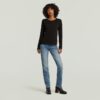 T-shirt met voornaad T-shirt met voornaad