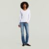 T-shirt met voornaad T-shirt met voornaad
