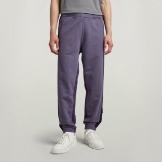 Tape Color Block taps toelopende joggingbroek