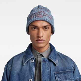 Tekstprint Beanie