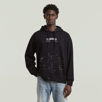 Tekstspatten Relaxed Hoodie Trui