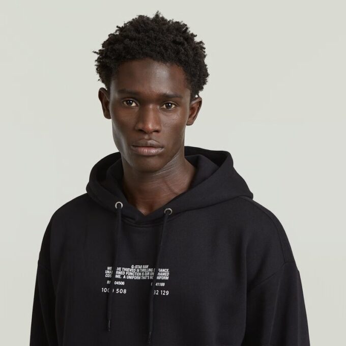 Tekstspatten Relaxed Hoodie Trui Tekstspatten Relaxed Hoodie Trui