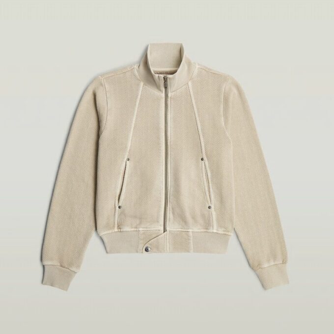 Track Overdyed Slim Sweaterjack Track Overdyed Slim Sweaterjack