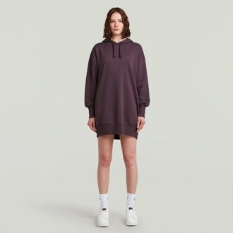 Trui-jurk met capuchon