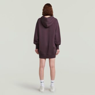 Trui-jurk met capuchon