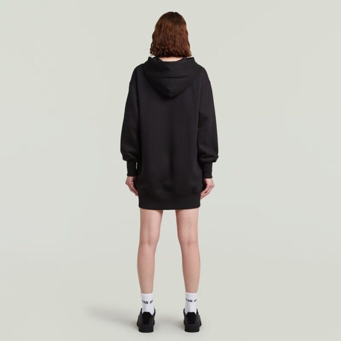 Trui-jurk met capuchon