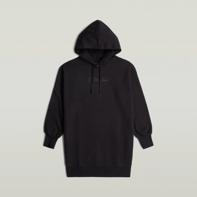 Trui-jurk met capuchon