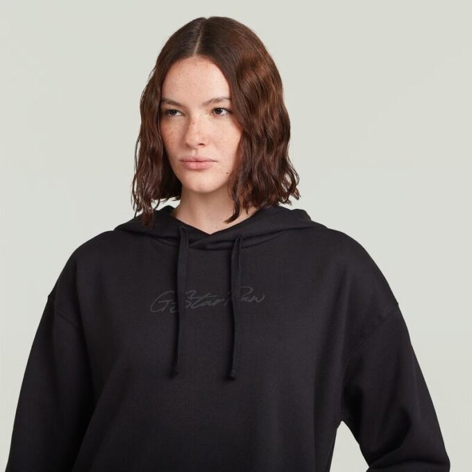 Trui-jurk met capuchon