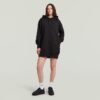 Trui-jurk met capuchon