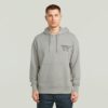 Trui met grafische print en capuchon Trui met grafische print en capuchon