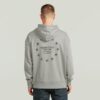 Trui met grafische print en capuchon Trui met grafische print en capuchon